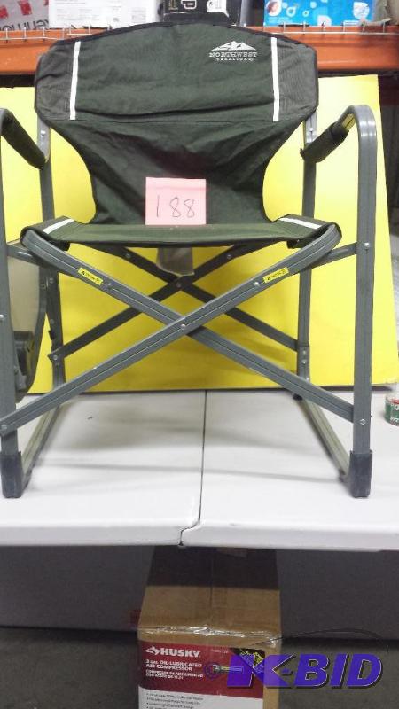lot 188 image: Folding Chair with Drink Tray