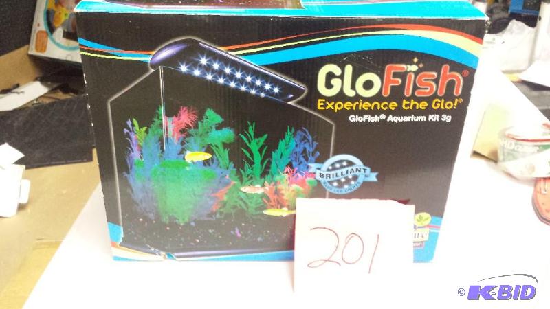lot 201 image: Glo Fish Aquarium Kit