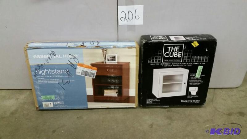 lot 206 image: SET OF 2 pieces of Furniture
