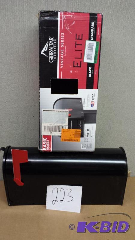 lot 223 image: Gibraltar Vintage Series Elite Mailbox