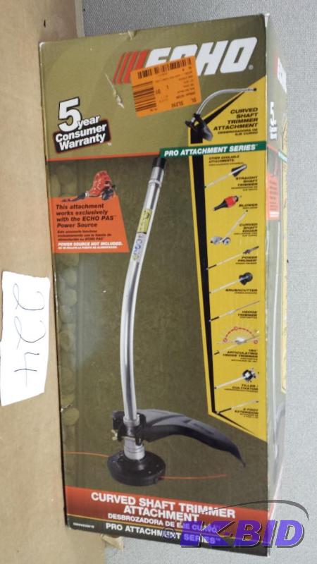 lot 224 image: Echo Curved Shaft Trimmer Attachment