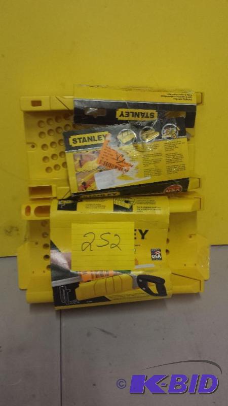 lot 252 image: Lot of 2 Stanley Clamping Miter Box