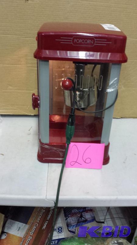 lot 26 image: OSTER POPCORN MAKER