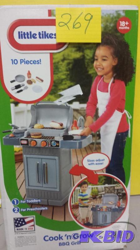 lot 269 image: Little Tikes Cook N Grow Grill BBQ Grill