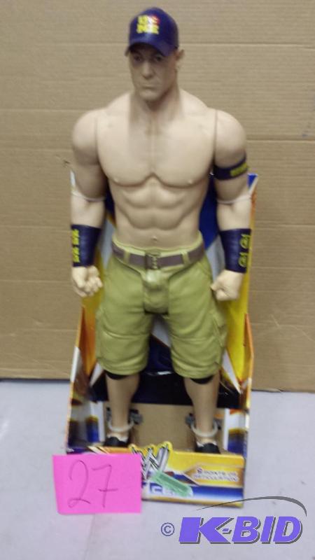 lot 27 image: WWE John Cena Figure Giant Size