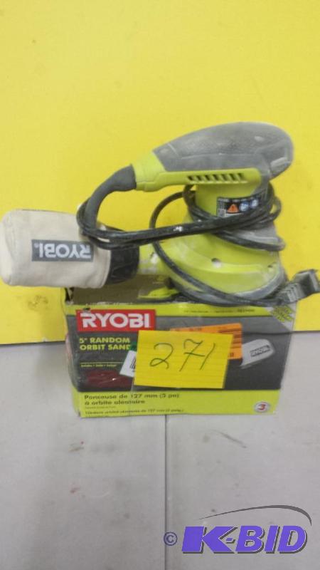 lot 271 image: Ryobi 5 Random Orbit Sander