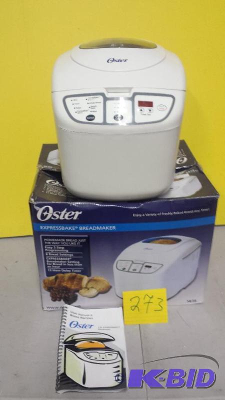 lot 273 image: Oster Expressbake Breadmaker