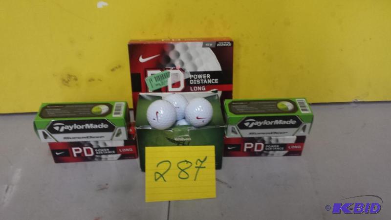 lot 287 image: Lot of Golf Ball