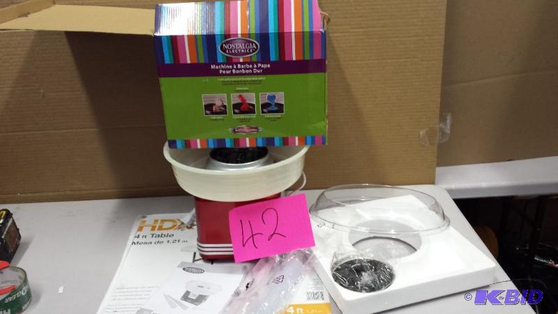 lot 42 image: Nostalgia Electrics Cotton Candy Maker