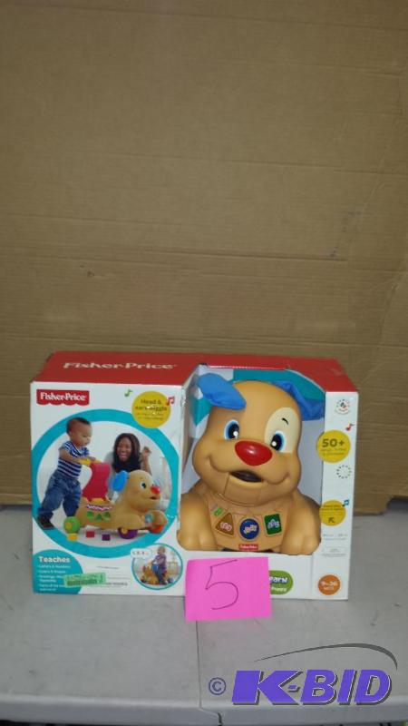 lot 5 image: Fisher-Price Laugh and Learn wiggle Puppy