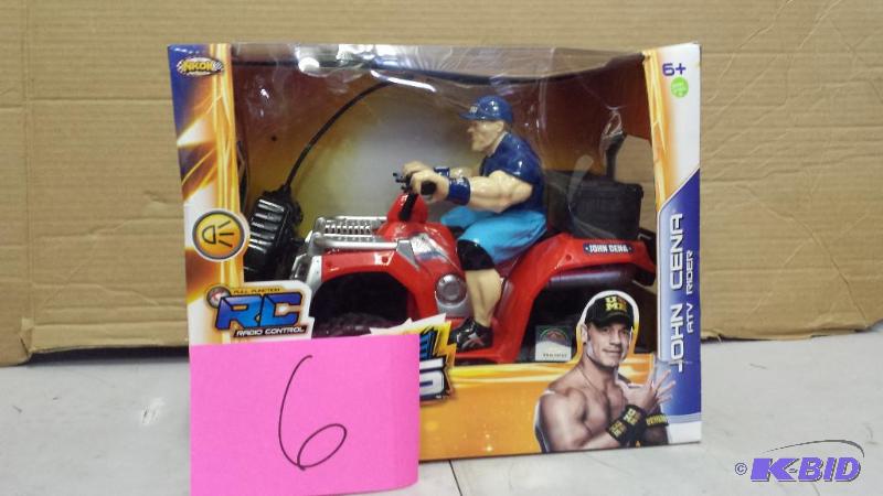 lot 6 image: WWE 114 Scale John Cena Remote Control ATV