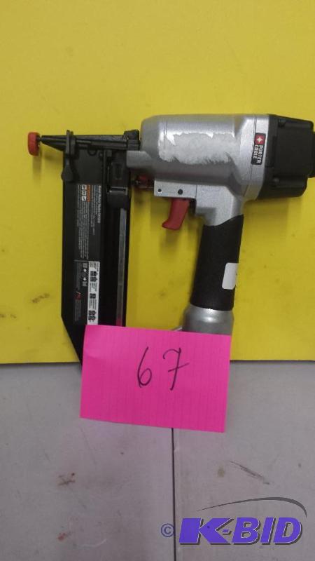 lot 67 image: Porter Cable Nailer model FN250SB