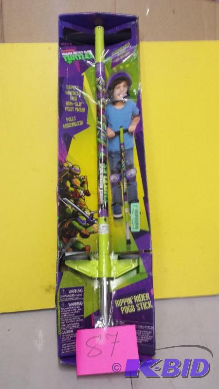 lot 87 image: Ninja Turtle Rippin Rider Pogo Stick