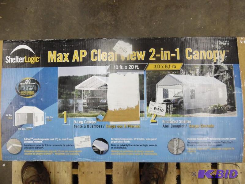 Shelter Logic 10x20 foot Instant Garage