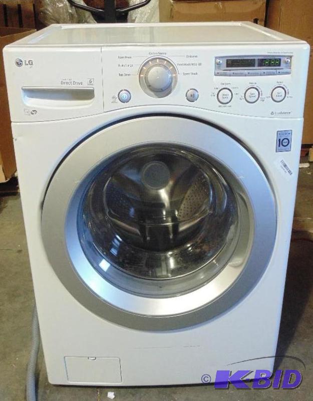 lot 11 image: New LG Washer - Model # (WM3050CW) - MSRP $71...