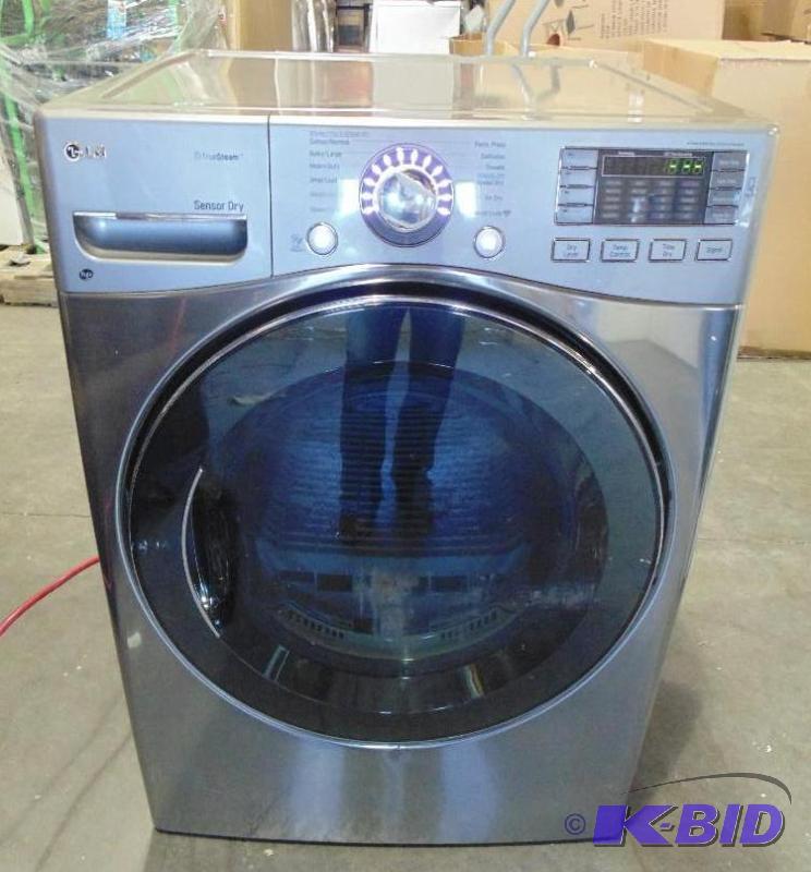lot 17 image: New LG Gas&nbspDryer - Model # (DLGX3571V) -...