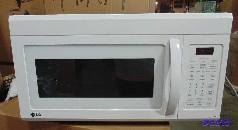 lot 19 image: New LG Microwave - Model # (LMV1813SW) - MSRP...