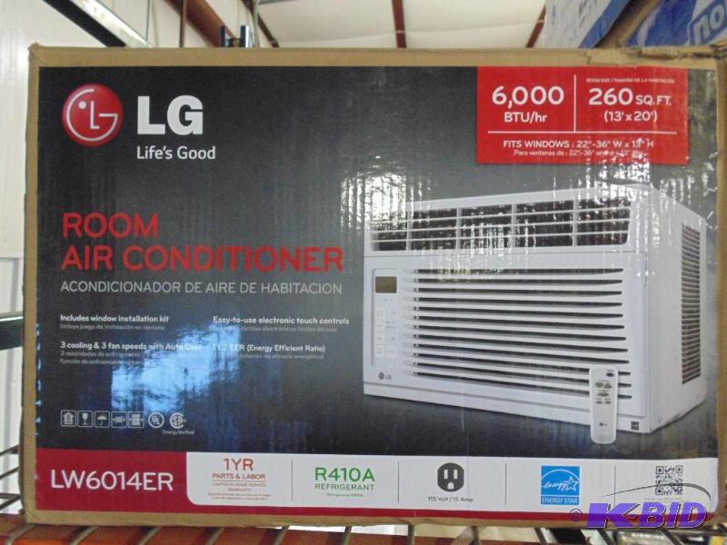 lot 21 image: New LG Window Air Conditioner Unit - Model # ...