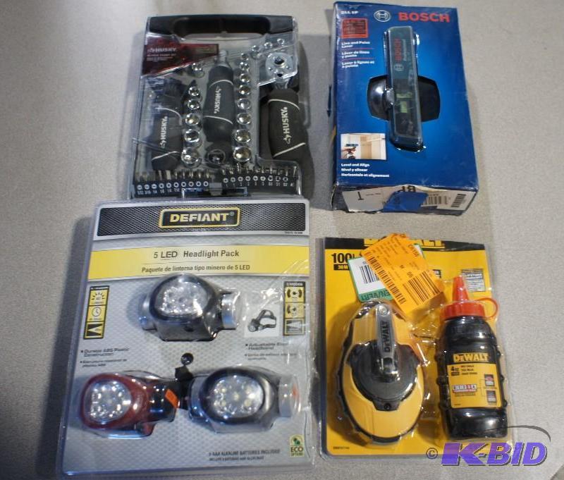 Lot of Tools - Includes Bosch Line and Point...