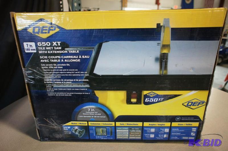 QEP 650XT Tile Wet Saw with Extension Table -...