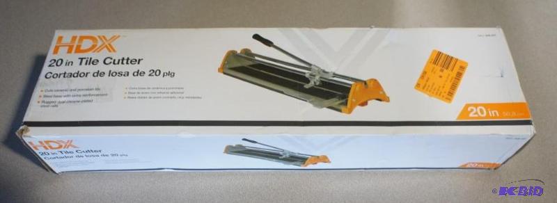 HDX 20&quot Tile Cutter - Please see all pic...