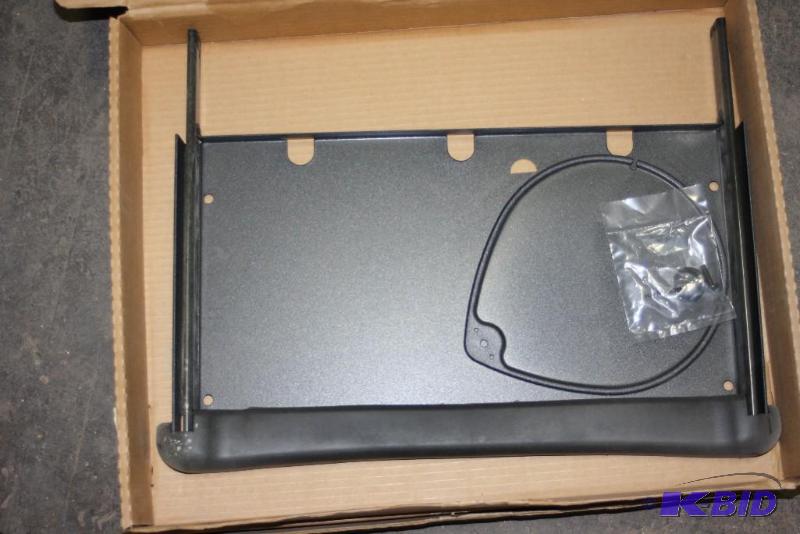 lot 339 image: Lot of (2) Metal Keyboard Combo 1 Piece Roll-Out Keyboard Drawer wHardware.