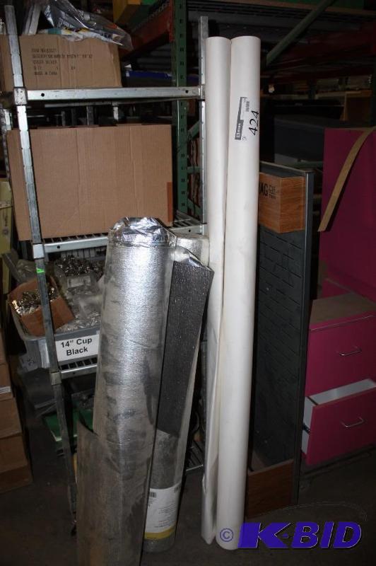 lot 424 image: Lot of Miscellaneous Flooring Insulation Including Trafficmaster Premium 3-In-1 Underlayment