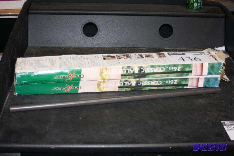 lot 436 image: Box Lot of (2) Decorators Class Balusters 26.