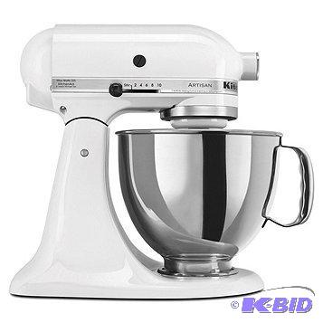 lot 1 image: New KitchenAid Artisan 5-Qt. Stand Mixer MSRP...