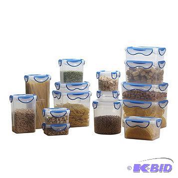 lot 16 image: New Hefty Clip Fresh 30pc Container Set MSRP&...