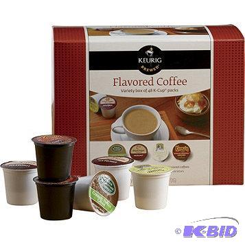 lot 24 image: Keurig K-Cup Flavored Coffee 48 Count Variety...