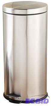 lot 27 image: New Stainless Steel Round Trashcan MSRP ...