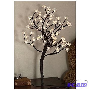 lot 28 image: New River of Goods Cherry Tree LED Light Clea...