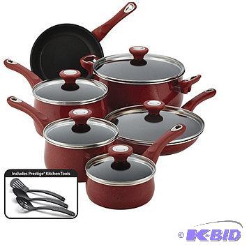 lot 5 image: New Farberware New Traditions 14-Pc. Cookware...