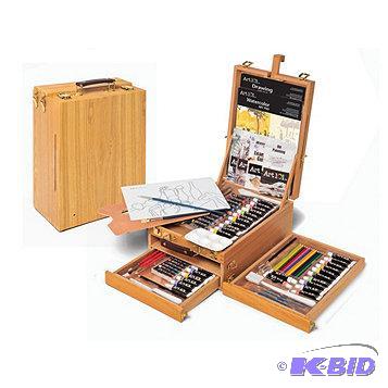 lot 9 image: New&nbspArt 101 97pc Table Top Easel MSRP&nb...