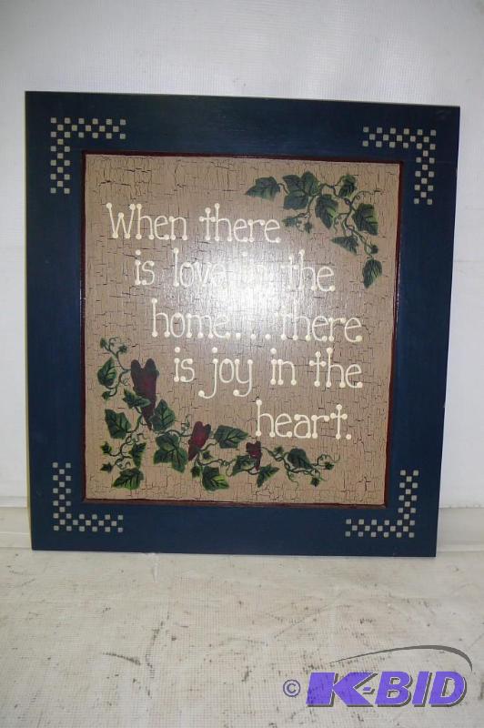 lot 10 image: Wooden Picture 17 12 x 19...