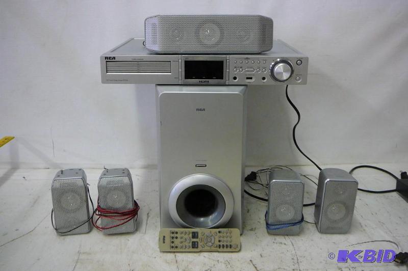 lot 11 image: DVD Home Theatre suste, rtd 258 5 Disk change...