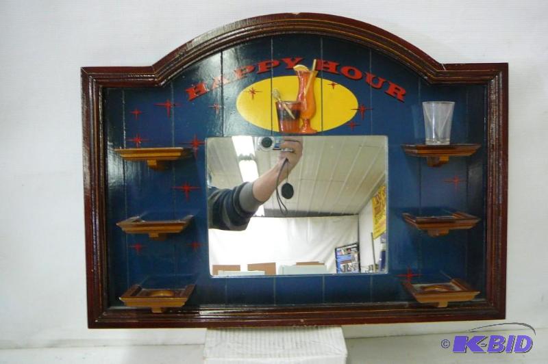 lot 46 image: Happy Hour Shot Glass Rack 24" w x 17 1...