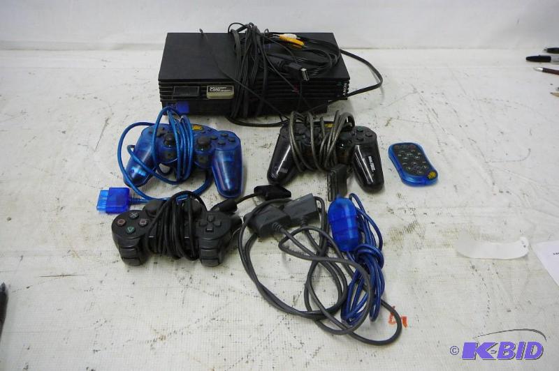 lot 53 image: Play station 11 3-Controlers 1-Remote 2-Cord ...