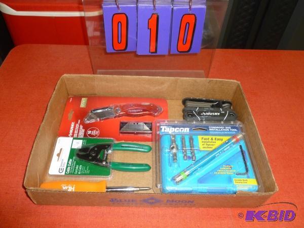Flat of tools as shown. New and used conditio...