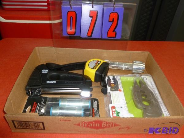 Flat of tools. As shown. New and used. Terms....