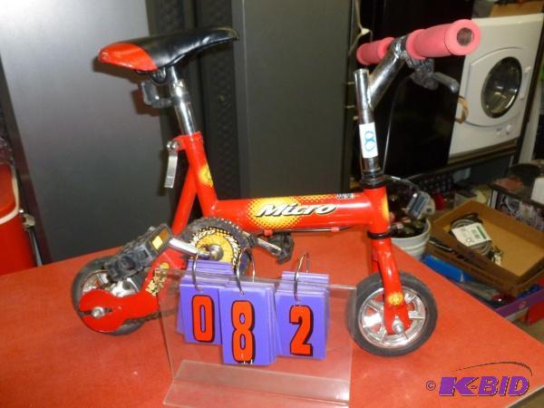 Childs monkey bike. As shown. Appears to be i...
