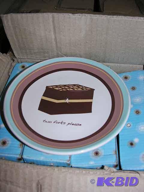 Retro Glass Dessert Plates