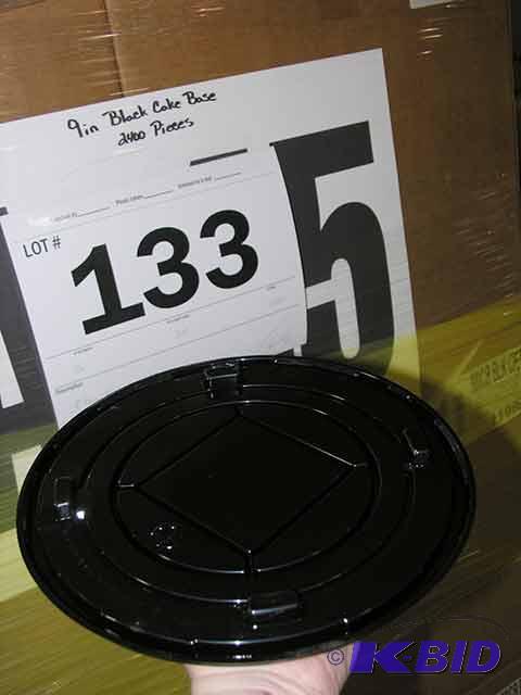 Black cake base.