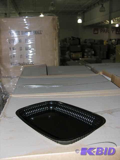 Black Plastic Platters