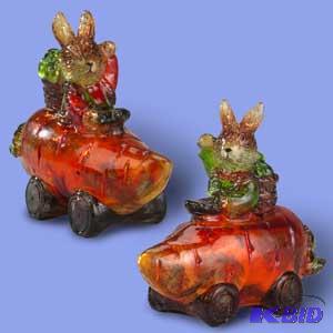 Resin Carrot Bunny