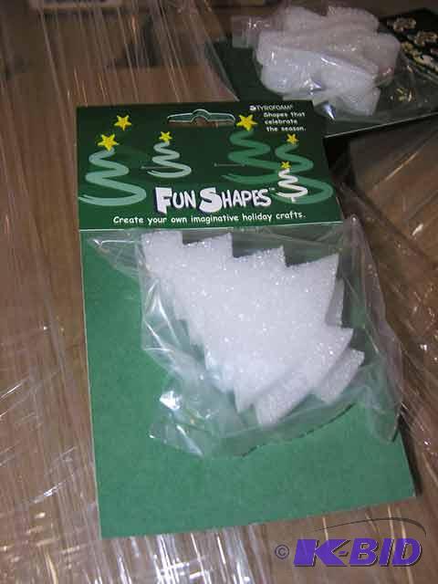 Gingerbread man foam shapes