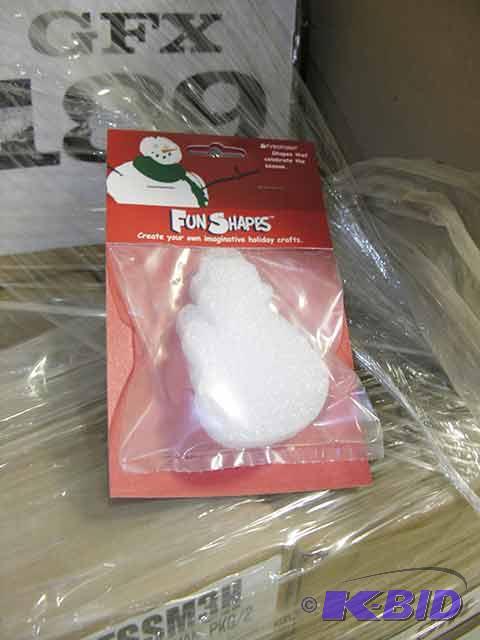 Foam Snowman Shapes