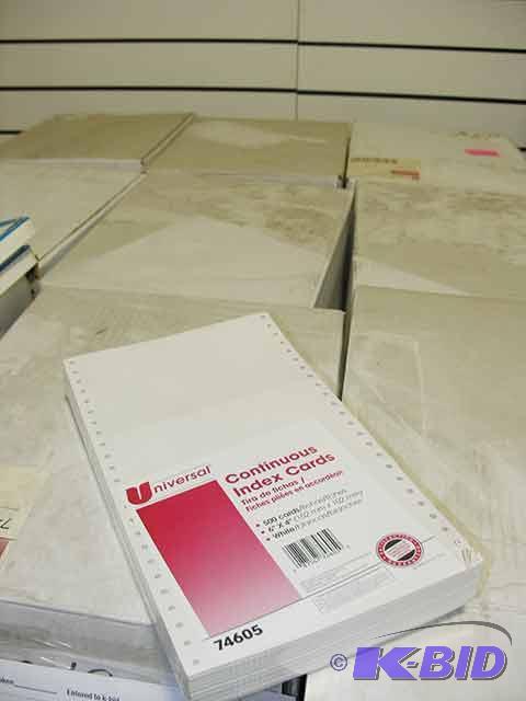 Tractor Feed Index Cards