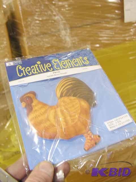 Painted Muslin Rooster